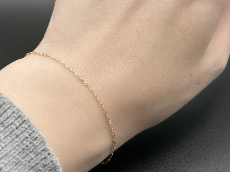 K18PG　ピンクゴールドチェーン