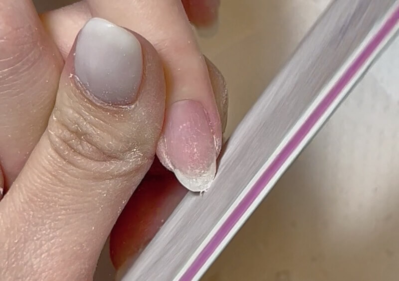 爪の長さ・形の整え